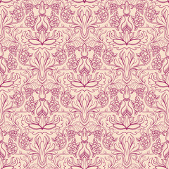 pattern with roses - 2