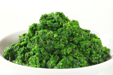 Chopped spinach