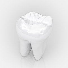 3d zahn krone wurzel