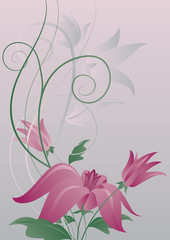 abstract flower background