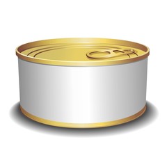 Alluminium Can Tin-Scatola di Conserva Alluminio-Vector