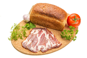 Bacon with vegetables