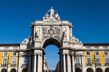 Arch of augusta in lisbon