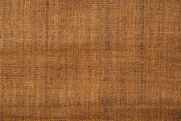 Brown textile material detail closeup as background