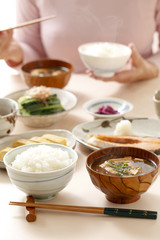 和食の朝食