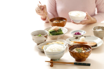 和食の朝食