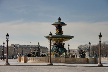 Fototapeta premium fontaine de la place de la concorde