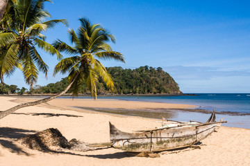 Tropical beach landscape