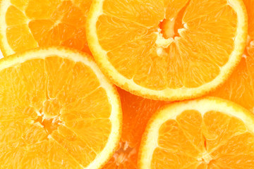 Orange slices background