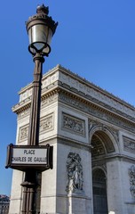 Fototapeta na wymiar Arc de Triomphe