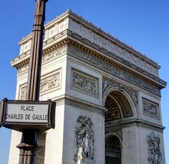 Naklejka premium arc de triomphe