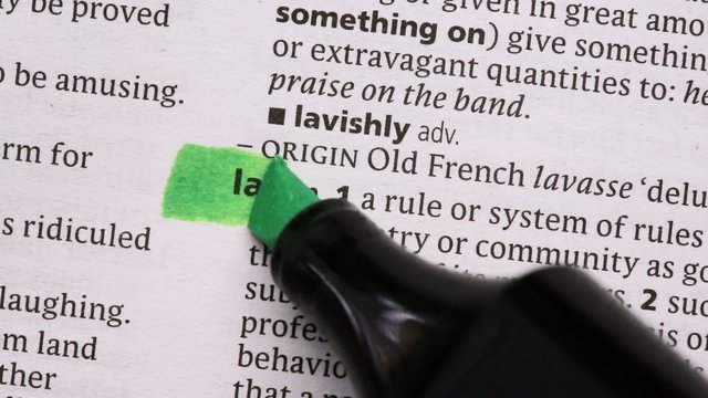 Law highlighted in green