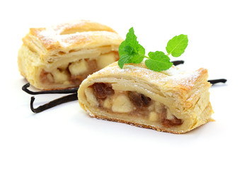 Apfelkuchen, Minze