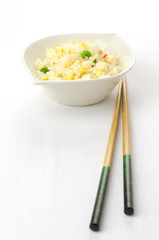Chinese food, rice with egg