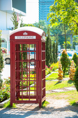 Obraz premium telephone booth