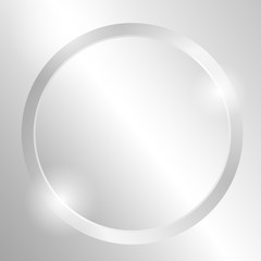 Metal background with circle