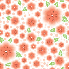 Flower seamless pattern