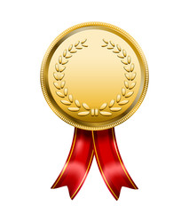 Award Medal Rosette Label