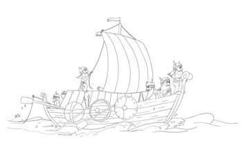 brave vikings-  uncolored