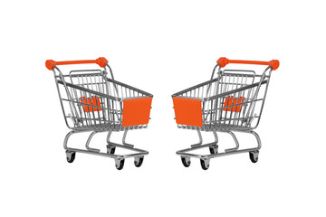 Two shopping carts