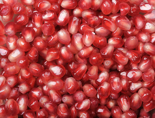Background pomegranate seeds