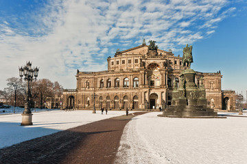 Fototapeta na wymiar Semperoper Dresden