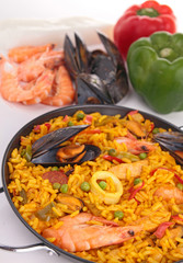 cooked paella