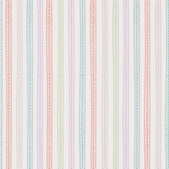 Vector endless seamless pattern with repeating stylized colorful