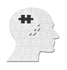 puzzle game solution head silhouette mind brain
