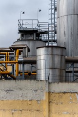 Agricultural silo outdoors