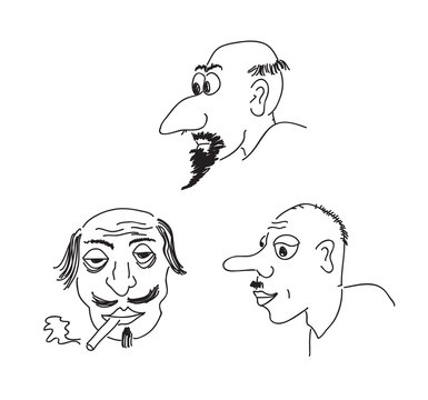 Caricature portraits