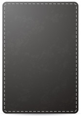 Vector black notebook cover page