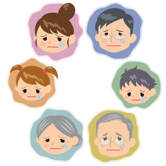 家族表情悲しい_効果