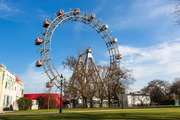 Gardinen Wiener Riesenrad, Famous Ferris Wheel in Wien © william87