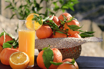 натюрморт с апельсинами