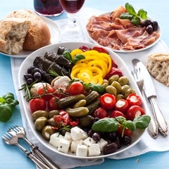 Antipasti plate