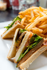 Sandwich with chicken