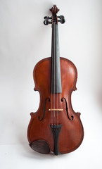Fototapeta na wymiar German violin of the nineteenth century.