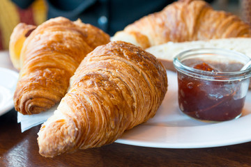 fresh croissant