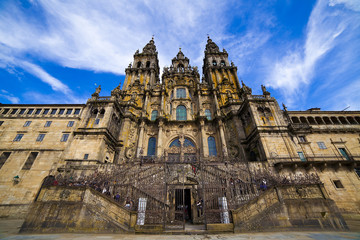 Fachada de la Catedral de Santiago de Compostela