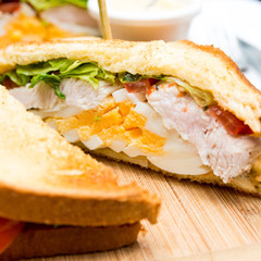 Sandwich with chicken