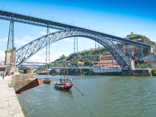 Dom Luis I Bridge, Porto, Douro Province, Portugal
