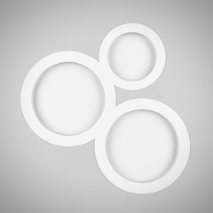 Speech bubble. 3d image.