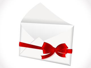 Envelope with bow