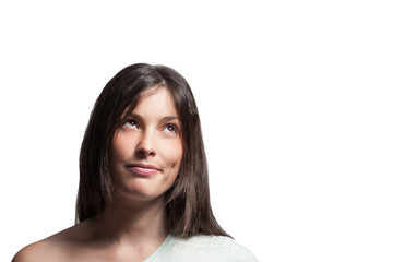 Fototapeta premium Though girl