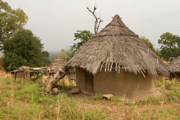 Fototapeta na wymiar Senegal Andyel Hut