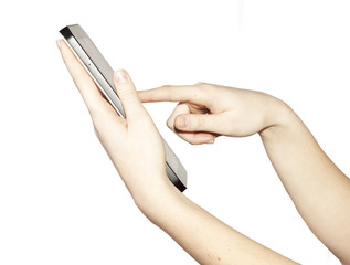 Naklejka premium Hands gesture.