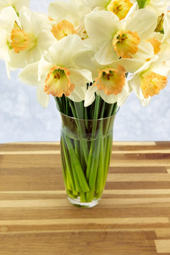 Daffodils In A Vase.