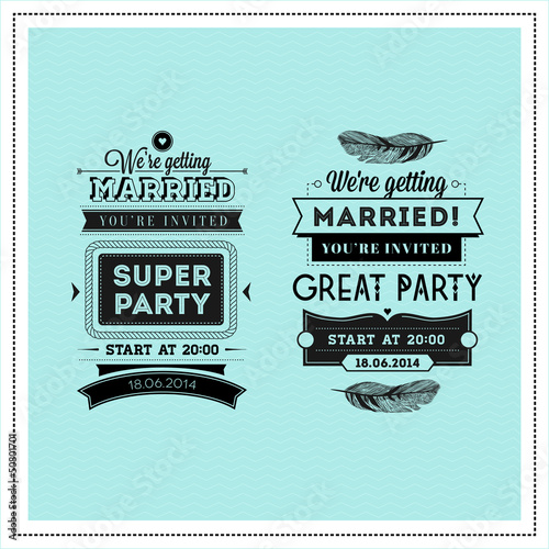 Wedding Stamps Typography Stock Image And Royalty Free Vector Files