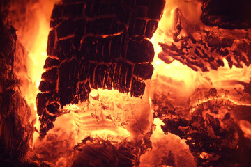 Feuer im Ofen